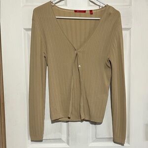 Anne Klein Beige Knit Sweater